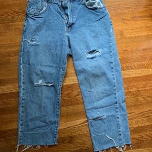 Gap Ripped Mom Jeans